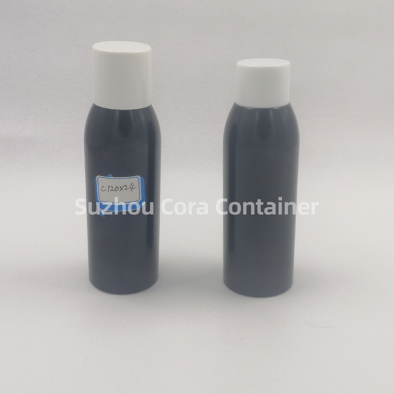 120ml Neck Size 24mm Pet Plastic Cosmetic Bottle with Screawing Cap