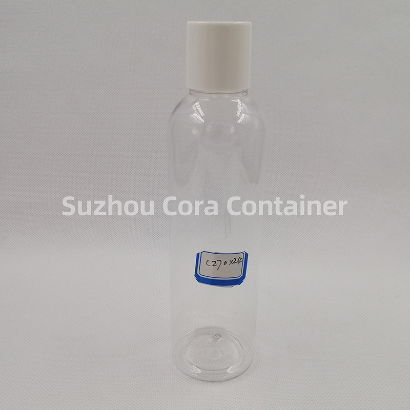 270ml Neck Size 24mm Pet Plastic Cosmetic Bottle with Screawing Cap