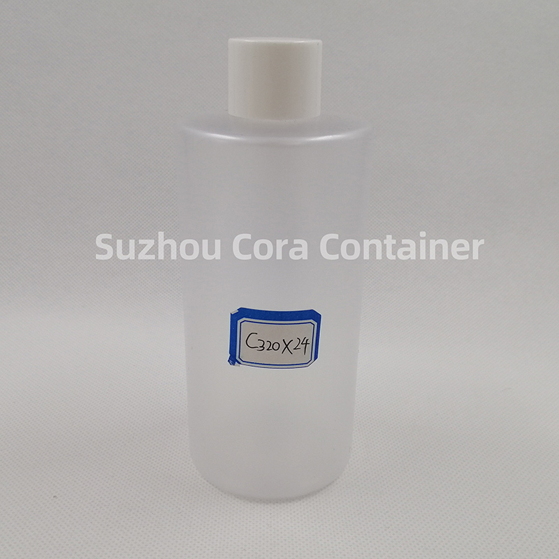 320ml Neck Size 24mm Pet Plastic Cosmetic Bottle with Screawing Cap